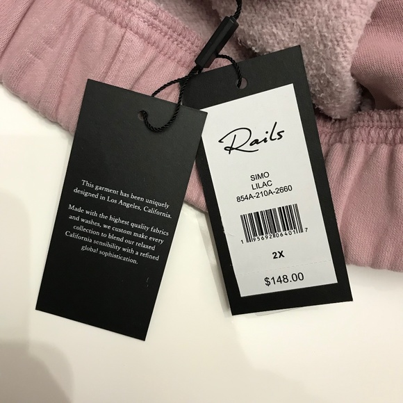 NWT Rails Simo Lilac Fleeced Sweatpant XXL - Picture 6 of 15